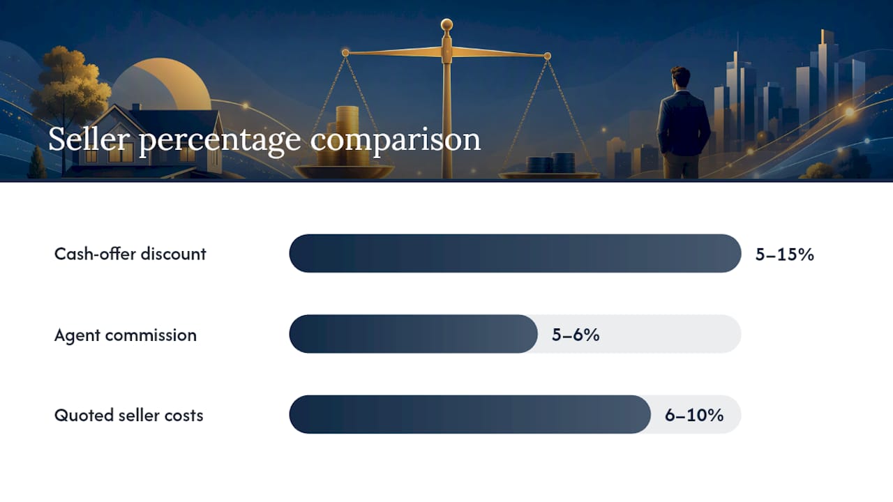 Comparison of cash sale cost ranges