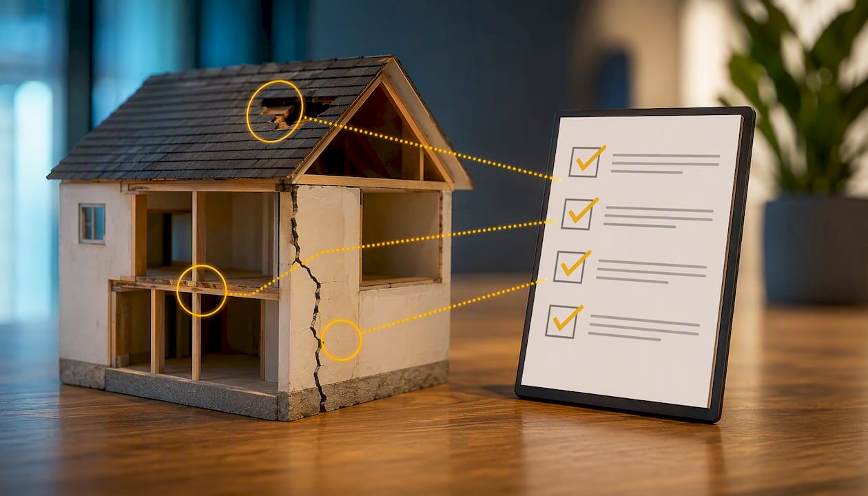 House defects connected to disclosure form