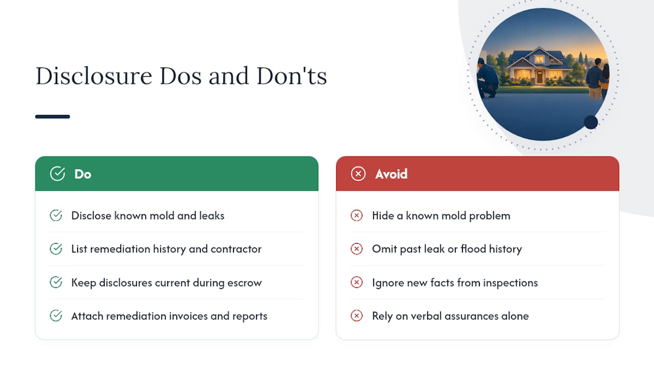 Disclosure Rules and Your Legal Exposure as a Seller — overview diagram