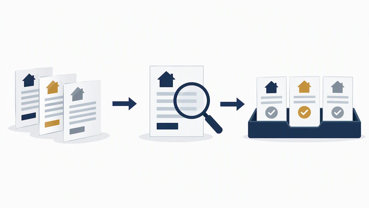 Offer documents checked before comparison