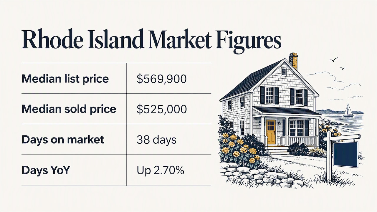 Rhode Island home prices and days on market